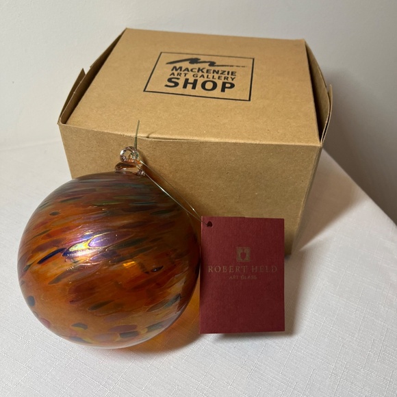 Robert Held art glass ball. Blown glass. Unique. - Picture 6 of 7